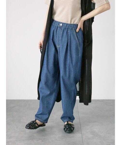 「Lugnoncure」 デニムパンツ F ブラック レディース_画像9