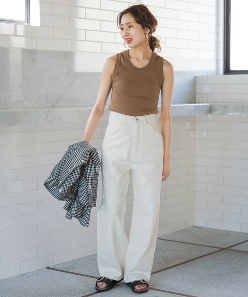 「Spick \u0026 Span」 「5 1/2」ジーンズズボン下 26 白いこと レディース