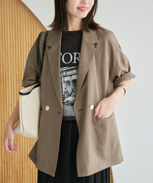 SLOBE IENA（スローブイエナ） コート アウター 「追加2」リネン