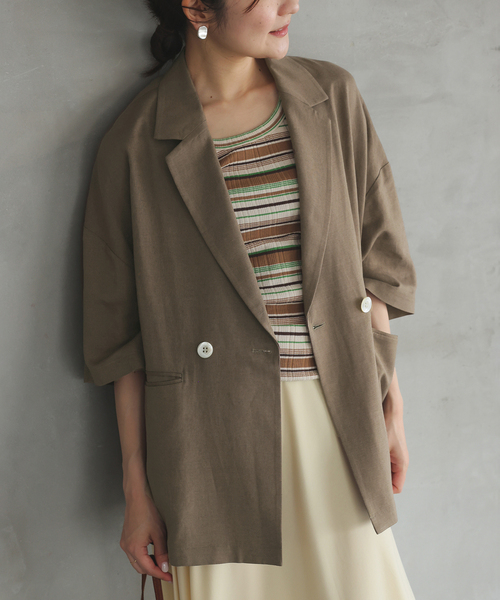 SLOBE IENA（スローブイエナ） コート アウター 「追加2」リネン