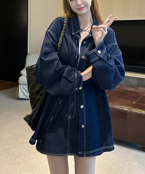 2ly2 セットアップ デニムセットアップ ミニスカート シャツジャケット