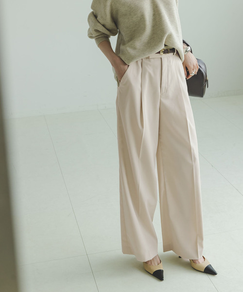 「NOBLE」 パンツ 36 グレー レディース_画像2