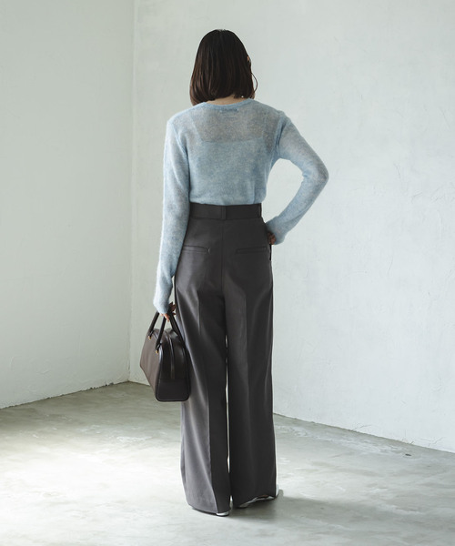 「NOBLE」 パンツ 36 グレー レディース_画像6