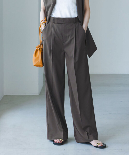 「NOBLE」 パンツ 36 グレー レディース_画像7
