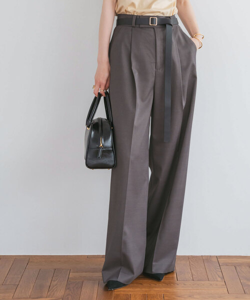 「NOBLE」 パンツ 36 グレー レディース_画像9
