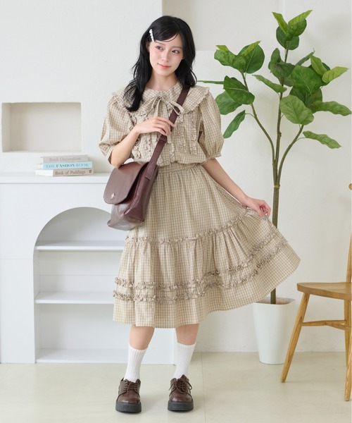 kutir（クティール） スカート 夏 「セットアップ着用可能」ティアード