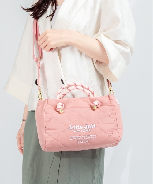 Jolie Joli（ジョリージョリ） キルティング トートバッグ 小さめ