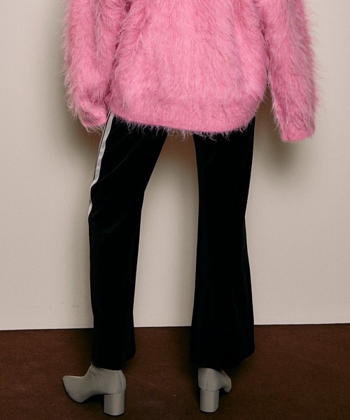 「MAISON SPECIAL」 ブーツカットパンツ 38 ブルー レディース_画像9