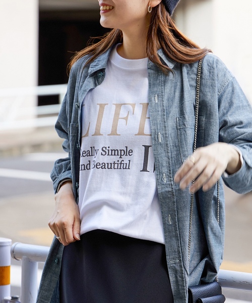 「JOURNAL STANDARD」 長袖カットソー - グレー レディース_画像2