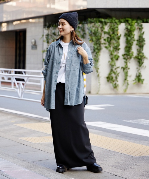 「JOURNAL STANDARD」 長袖カットソー - グレー レディース_画像9