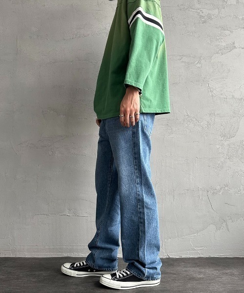 「NEEDBY heritage」 デニムパンツ 27 インディゴブルー レディース_画像3