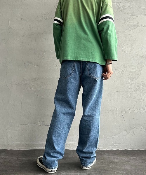 「NEEDBY heritage」 デニムパンツ 27 インディゴブルー レディース_画像4