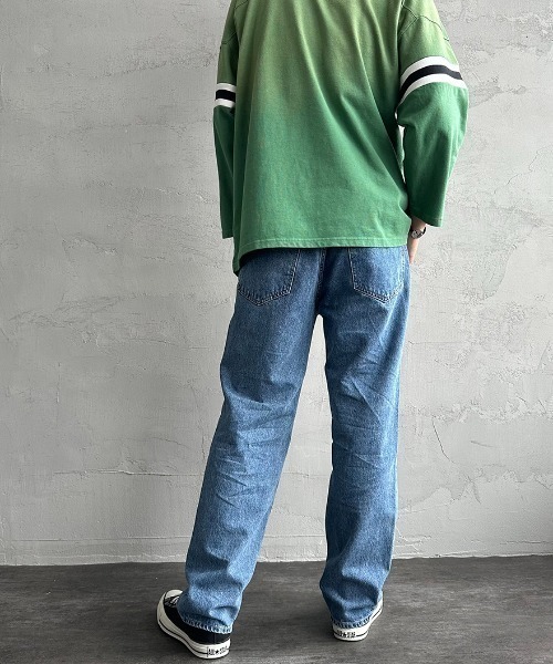 「NEEDBY heritage」 デニムパンツ 27 インディゴブルー レディース_画像9