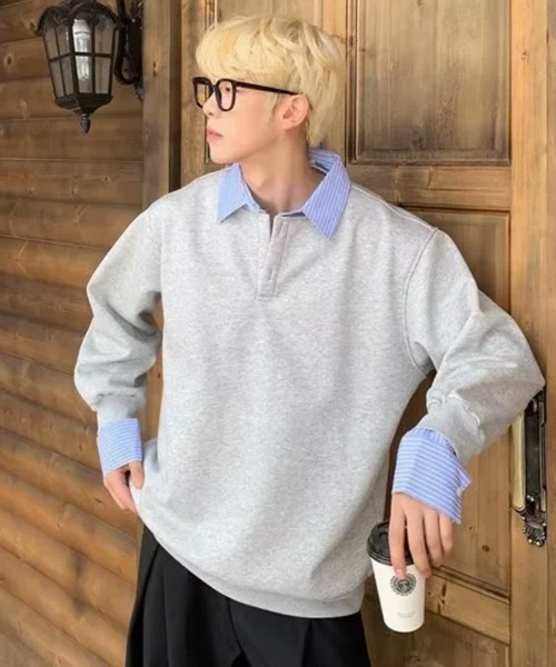 「NOWLE」 長袖Tシャツ X-LARGE ホワイト メンズ_画像6