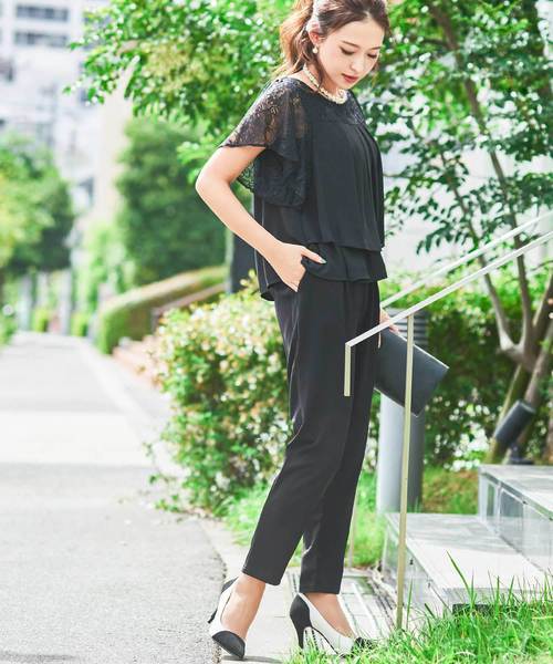結婚式お呼ばれパンツドレス ドレスプラス DRESS+ 【結婚式・お呼ばれ対応パンツドレス