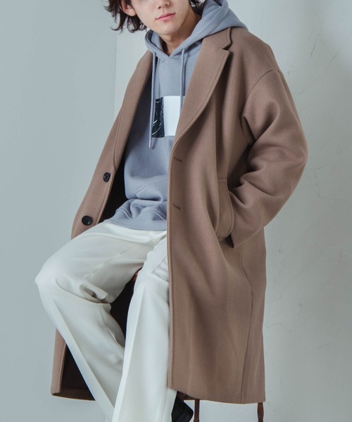 コート チェスターコート Wego ニットメルトンオーバーコート Zozotown Paypayモール店 通販 Paypayモール