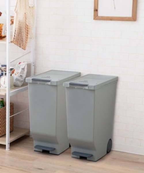 東京家具 ゴミ箱 ダストボックス ペダルダストボックス45L/同色2個