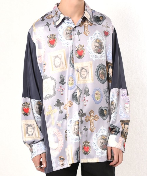 ショップ㊎ シャツ WALL DECO SHIRTS ZOZOTOWN PayPayモール店 - 通販 - PayPayモール ブラウス ラベンダー