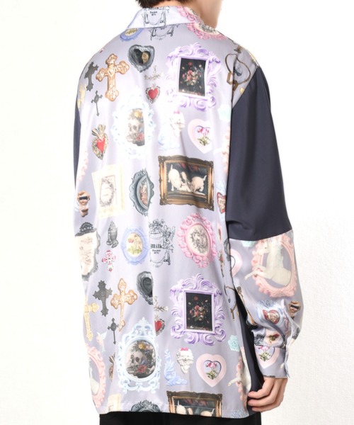 ショップ㊎ シャツ WALL DECO SHIRTS ZOZOTOWN PayPayモール店 - 通販 - PayPayモール ブラウス ラベンダー