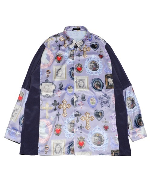 ショップ㊎ シャツ WALL DECO SHIRTS ZOZOTOWN PayPayモール店 - 通販 - PayPayモール ブラウス ラベンダー