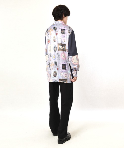 ショップ㊎ シャツ WALL DECO SHIRTS ZOZOTOWN PayPayモール店 - 通販 - PayPayモール ブラウス ラベンダー