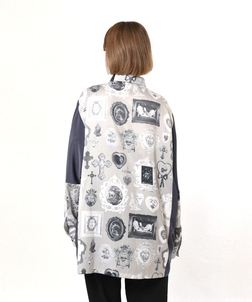 ショップ㊎ シャツ WALL DECO SHIRTS ZOZOTOWN PayPayモール店 - 通販 - PayPayモール ブラウス ラベンダー