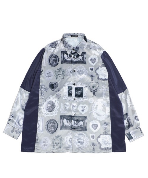 ショップ㊎ シャツ WALL DECO SHIRTS ZOZOTOWN PayPayモール店 - 通販 - PayPayモール ブラウス ラベンダー