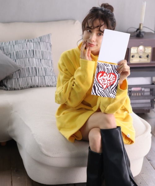 ラブボート コンパクトミラー LOVE BOAT フロストスクエアミラー