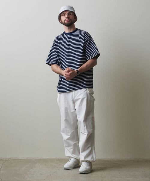 トップス Jacquard Sleeve S/S Tee -Black- TOMMY HILFIGER GOLF トミー ヒルフィガー ゴルフ 半袖