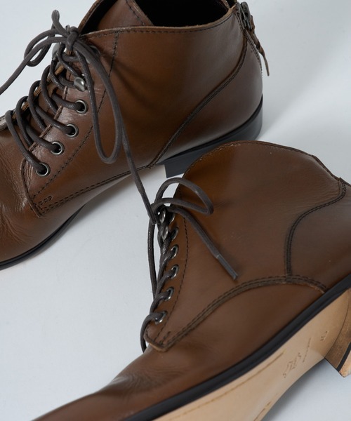 PADRONE（パドローネ） ブーツ 「PADRONE」別注 BACK ZIP CHUKKA BOOTS