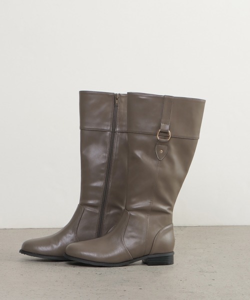 ikka（イッカ） ブーツ ロングジョッキーブーツ レディース : ZOZOTOWN