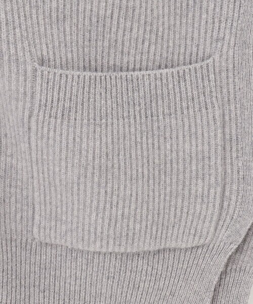 自由区（ジユウク） カーディガン 「洗える」ウールカシミヤブレンド V