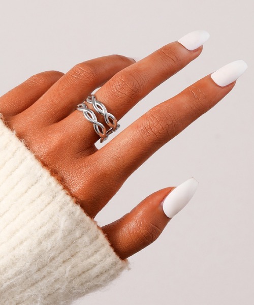 指輪 ステンレスwチェーンリング サイズフリー Zozotown Yahoo 店 通販 Yahoo ショッピング