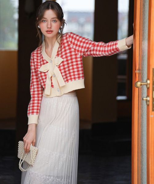 SAISON DE PAPILLON（セゾンドパピヨン） ニット セーター フロント