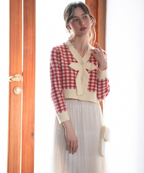 SAISON DE PAPILLON（セゾンドパピヨン） ニット セーター フロント