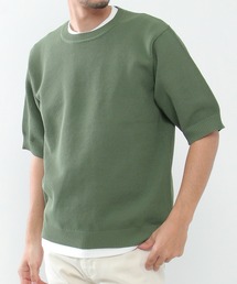 SUKALA オープンネックニットTee（L size） ダブルニットバイカラーハーフジッププルオーバー | 【公式】SPU