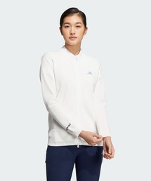 adidas コート アウター PRIMEKNIT ジャカード 長袖フルジップセーター