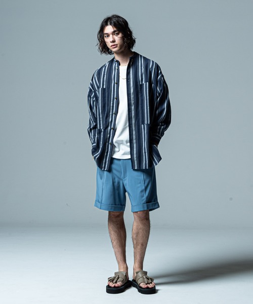 スラックス　ブラックショーツ glamb（グラム） スラックス Slacks Shorts / スラックスショーツ