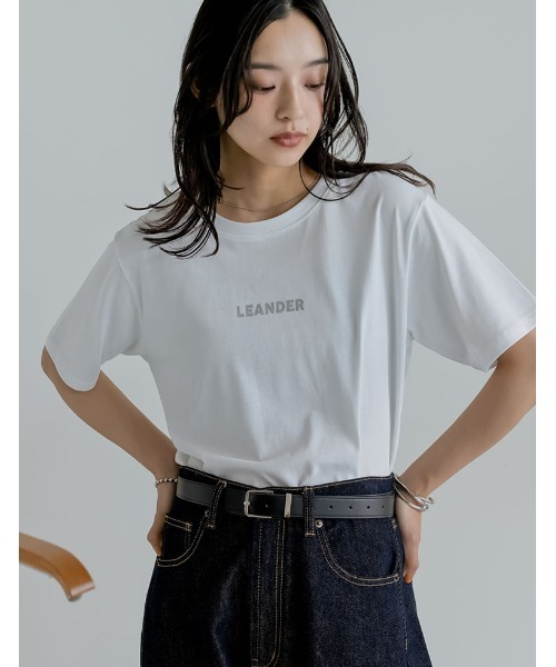 カデュネ　新品正規品　フロッキーロゴT-shirt　Tシャツ　ベージュ フロッキーロゴTシャツ（Tシャツ/カットソー）｜CADUNE