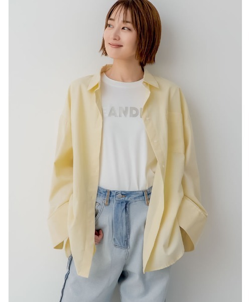 tシャツ 「ZOZO限定」接触冷感ロゴテープTシャツ レディース any FAM tシャツ 「接触冷感」フレンチスリーブロゴTシャツ