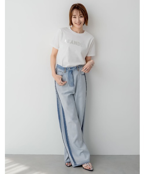 【新色追加・接触冷感・UVケア・洗える】 ロゴTEE セール】 【接触冷感・UVケア】冷感ロゴ Tシャツ （カットソー
