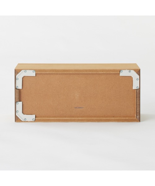 壁に付けられる家具オーク材収納ボックス置物 無印良品（MUJI） インテリア 壁に付けられる家具箱 オーク材突板