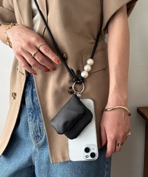 関税送料込【String Ting】パールトラップ クロスボディー パール String Ting(ストリングティング) スマホケース・テック