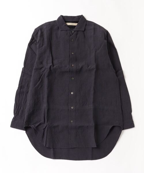 suzuki takayuki（スズキタカユキ） シャツ one-piece standing-collar