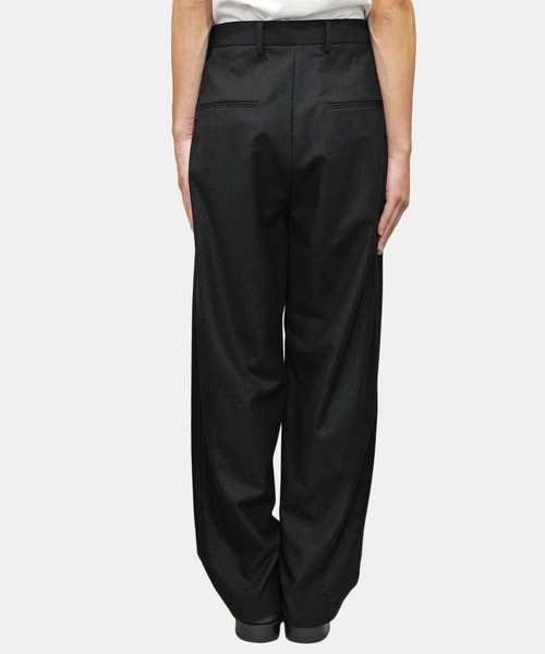 パンツ ATON MERINO COLLEGE FLANNEL WIDE PANTS MERINO COLLEGE FLANNEL WIDE PANTS | ATON