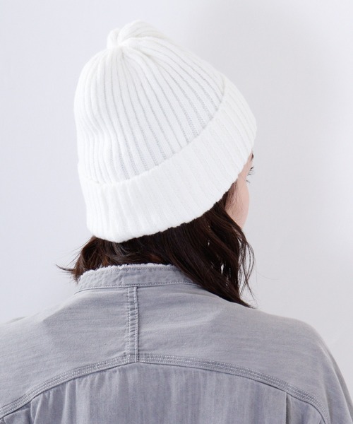 Ree&Mee ニット帽 ニットキャップ リブ カラー ワッチ キャップ ニット