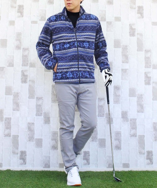 TopIsm（トップイズム） ゴルフ ジップアップゴルフフリースジャケット