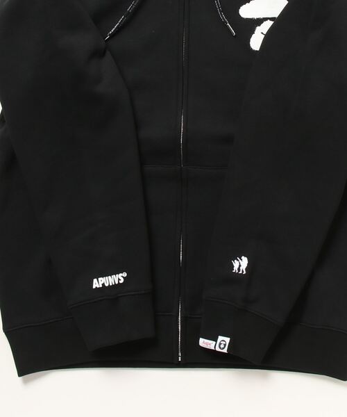 A Bathing Ape フード付きパーカー 黒 PANDA FULL ZIP HOODIE（パーカー）｜A BATHING APE（ア
