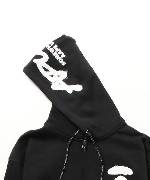 AAPE BY A BATHING APE パーカー ZIP UP HOODIE メンズ