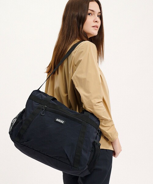 AIGLE ショルダーバッグ バッグ パッカブル 2wayボストン